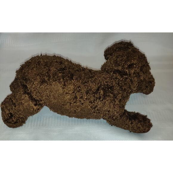 TY Flopper Plush Brown Dog Puppy Toy Chocolate Lab Stuffed Animal 2001 12" - Picture 3 of 11